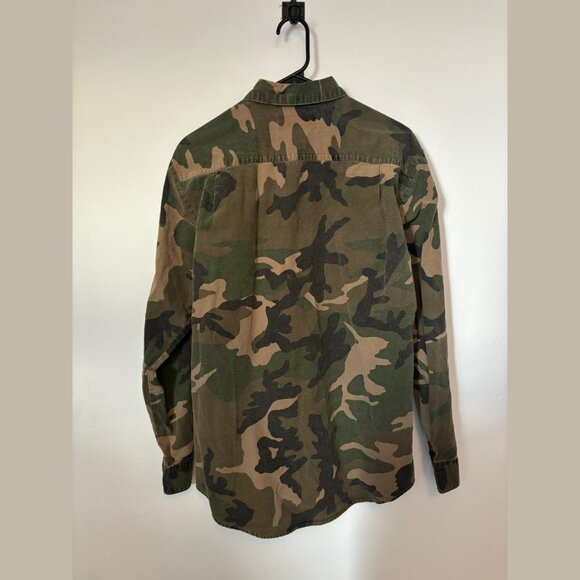 Vtg Duck Bay Camo Hunting Shirt - Men’s S – Mallard Duck, 100% Cotton - Y2K/90s - Picture 2 of 8